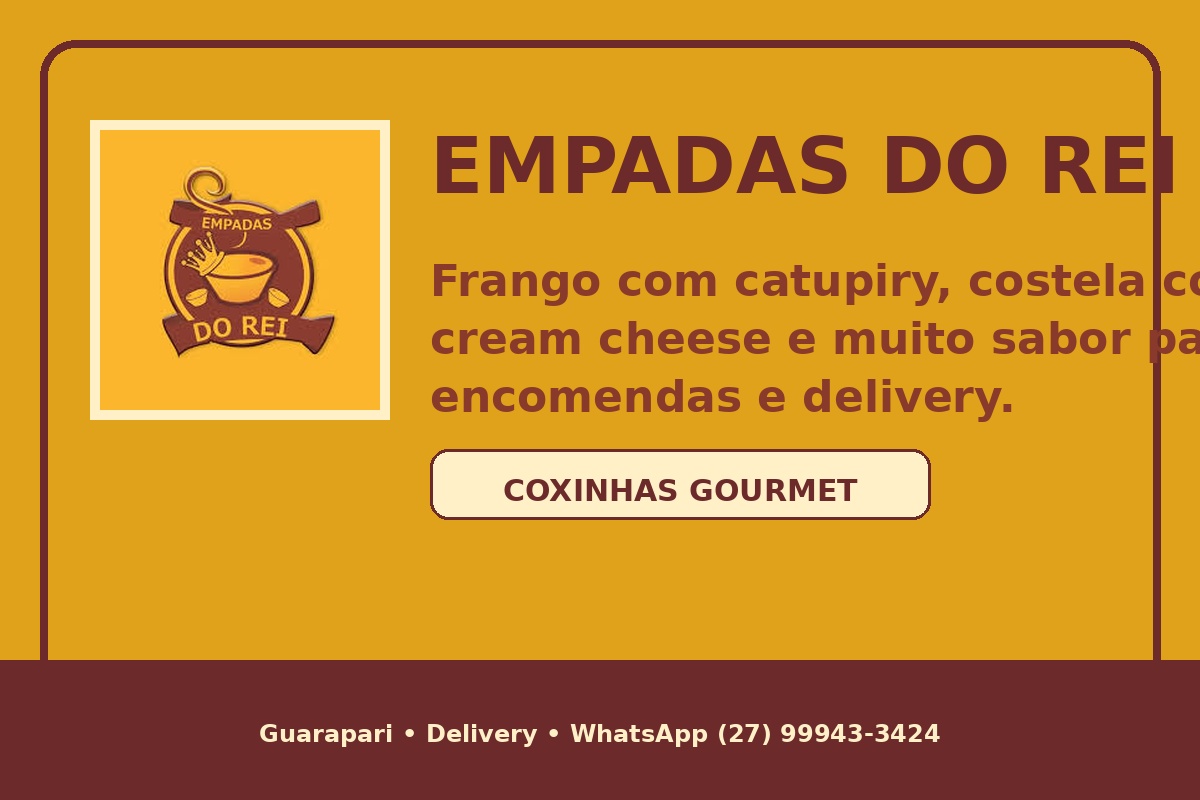 Mini Coxinha de Frango com Catupiry