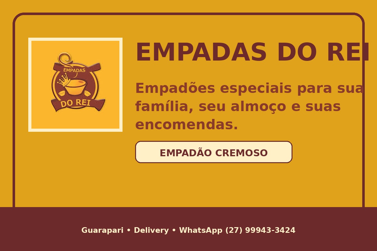 Empadão Montado do Jeitinho que Você Gosta